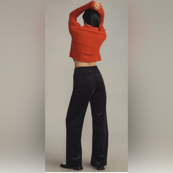 EUC Anthropologie the Colette wide leg pants by Maeve black- Size 28/6 - Picture 4 of 7